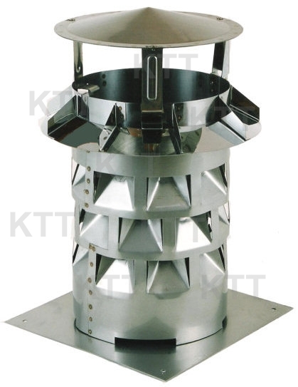 Strieška na komín nerez s doskou dn 150mm