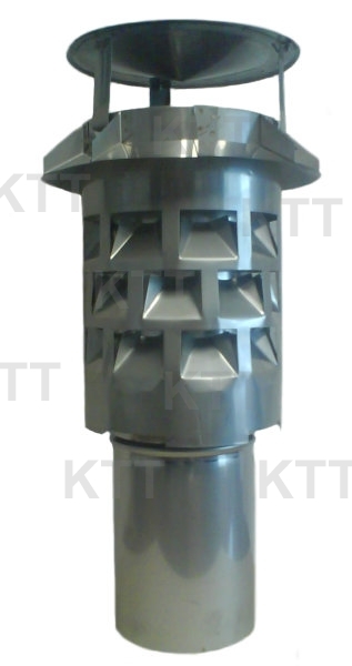 Strieška na komín nerez s predlžením rura dn 150mm 
